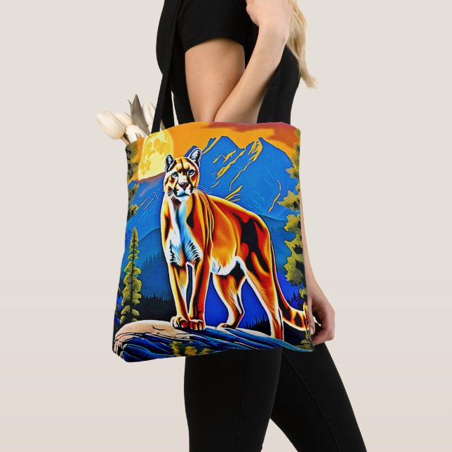 Tote Bag Pic Lion Lion Montagne (De près)