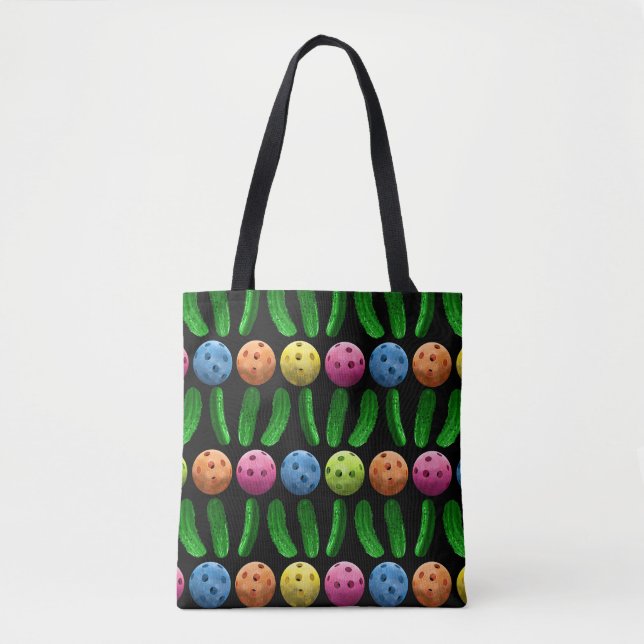 Tote Bag Pickleball et conserves au vinaigre (Devant)