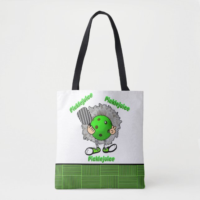 Tote Bag Pickleball Picklejus Halloween Film Inspiré (Devant)
