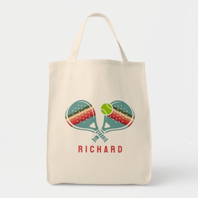 Tote Bag Pickleball Team Paddles triés Personnalisés (Devant)