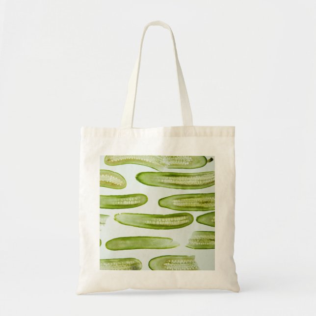 Tote Bag Pickles Green (Devant)