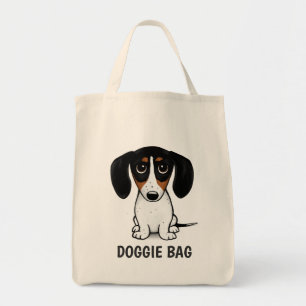 Tote Bag Piebald Dachshund  Coupable Chien de Chien de Chie