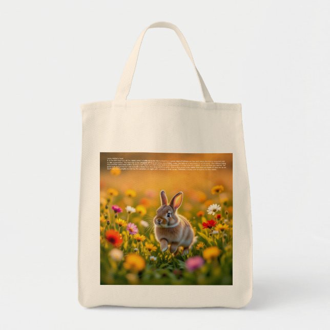 Tote Bag Pied de Lapin Chanceux  (Devant)
