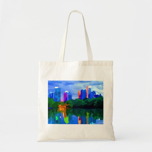 Tote Bag Piedmont Park Atlanta Georgia Skyline (Devant)