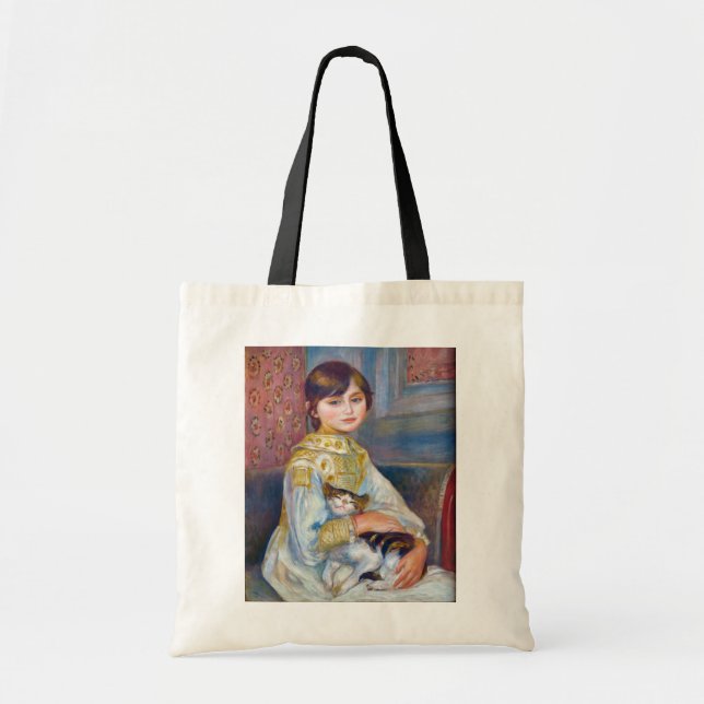 Tote Bag Pierre-Auguste Renoir - Enfant avec chat (Devant)