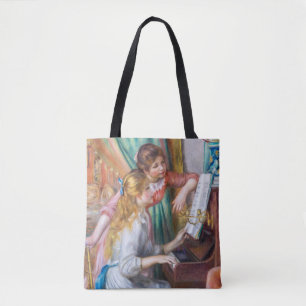 Tote Bag Pierre Auguste Renoir - Jeunes filles au piano