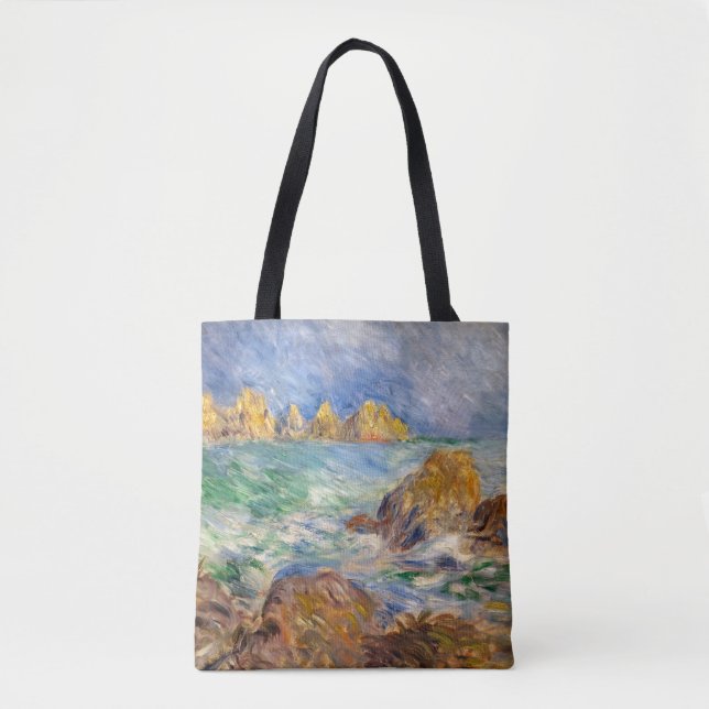 Tote Bag Pierre-Auguste Renoir - Marine, Guernesey (Devant)