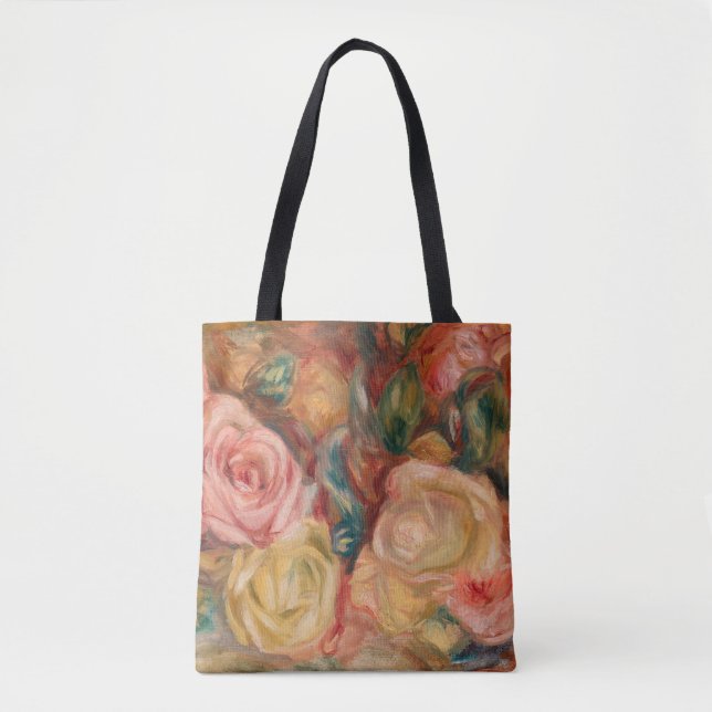 Tote Bag Pierre-Auguste Renoir - Roses (Devant)