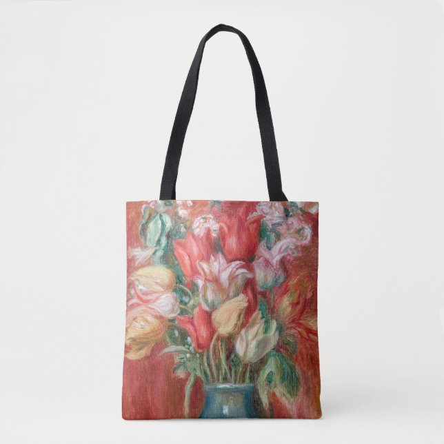 Tote Bag Pierre-Auguste Renoir - Tulip Bouquet (Devant)