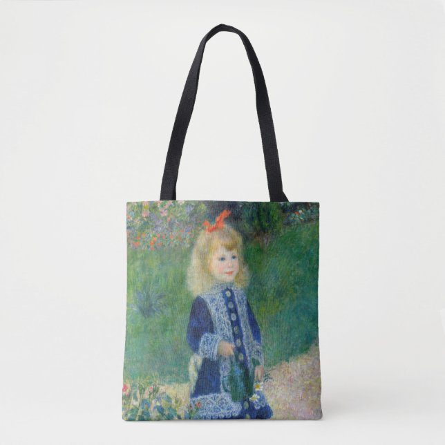 Tote Bag Pierre-Auguste Renoir - Une fille avec une canne d (Devant)