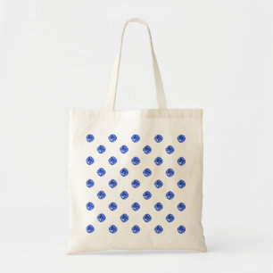 Tote Bag Pierres de saphir bleu