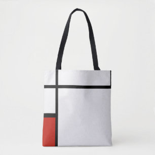 Tote Bag Piet Mondrian - Abstrait géométrique