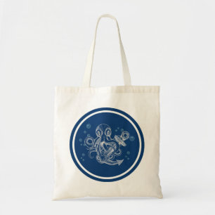 Tote Bag Pieuvre avec Ancre