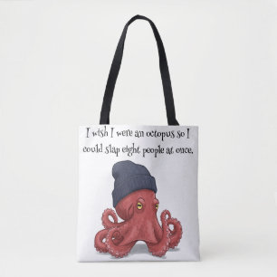 Tote Bag Pieuvre De Flux D'Encre : Ardemment Vôtre, Quotidi