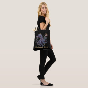 Tote Bag Pieuvre Élégante Reine Art de Vie Marine de Fant