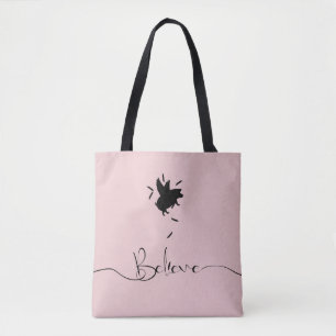 Tote Bag Pig Feathers