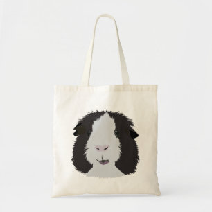 Tote Bag PIg Guinée noire et blanche