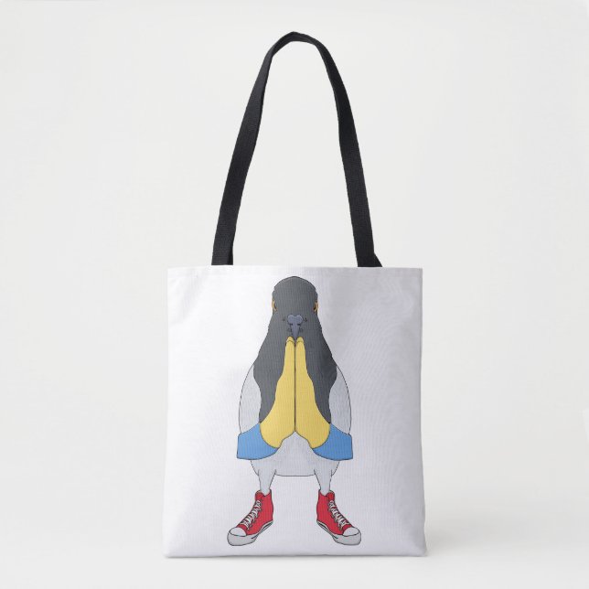 Tote Bag Pigeon avec chaussures (Devant)