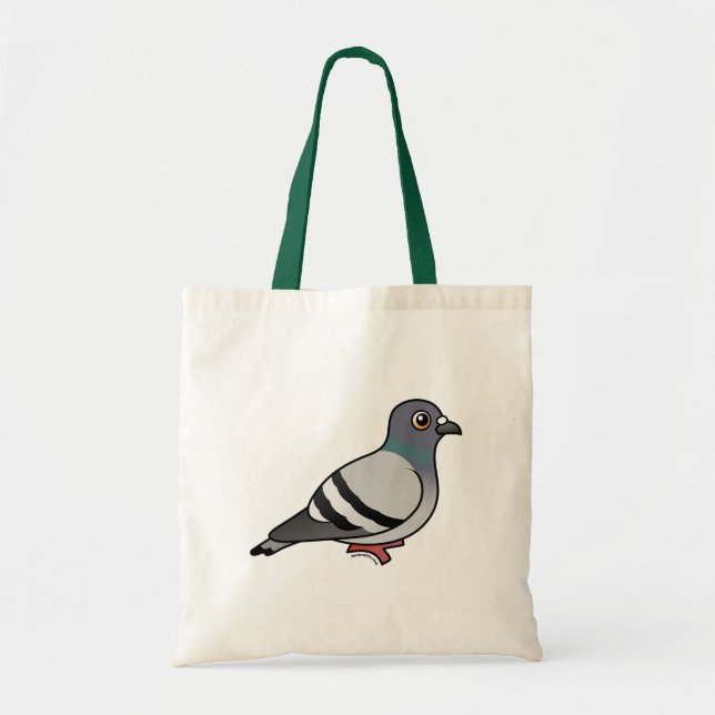 Tote Bag Pigeon de roche mignon (Devant)