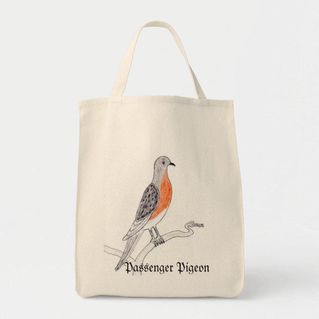 Tote Bag Pigeon Fourre-tout (Devant)
