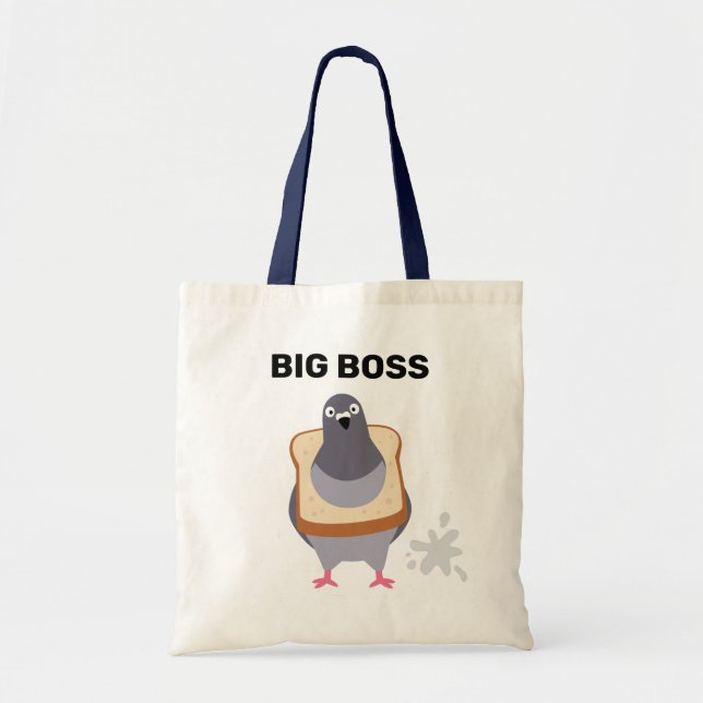Tote Bag Pigeon - Roi de la ville (Devant)