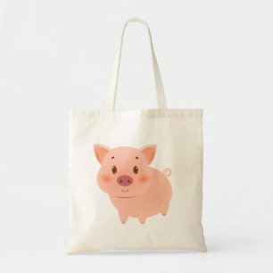 Tote Bag Piggy Cute
