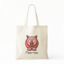 Piggy Wiggy Little Pigling Pastel Cute Piglet