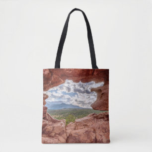 Tote Bag Pikes Pic À Travers Un Trou Rocheux
