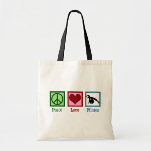 Tote Bag Pilates Peace Love