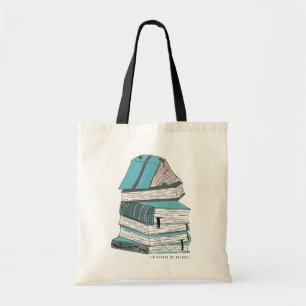 Tote Bag Pile d'aquarelle Fourre-tout de livres