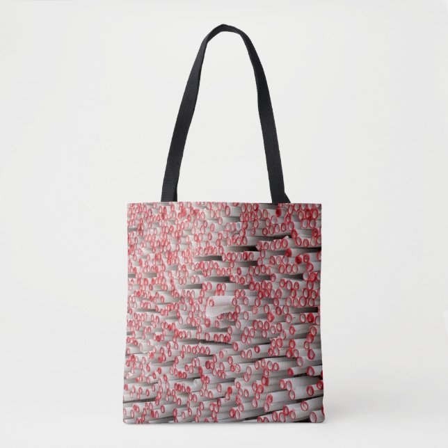 Tote Bag Pile de papiers roulés (Devant)