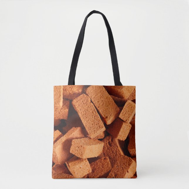 Tote Bag Pile of bricks background (Devant)