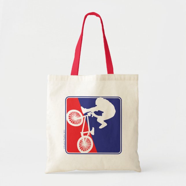 Tote Bag Pilote de vélo BMX (Devant)