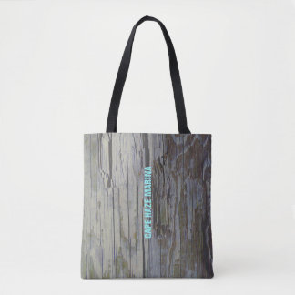 Tote Bag Pilotis en bois patiné
