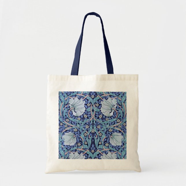 Tote Bag Pimpernel Blue, William Morris (Devant)