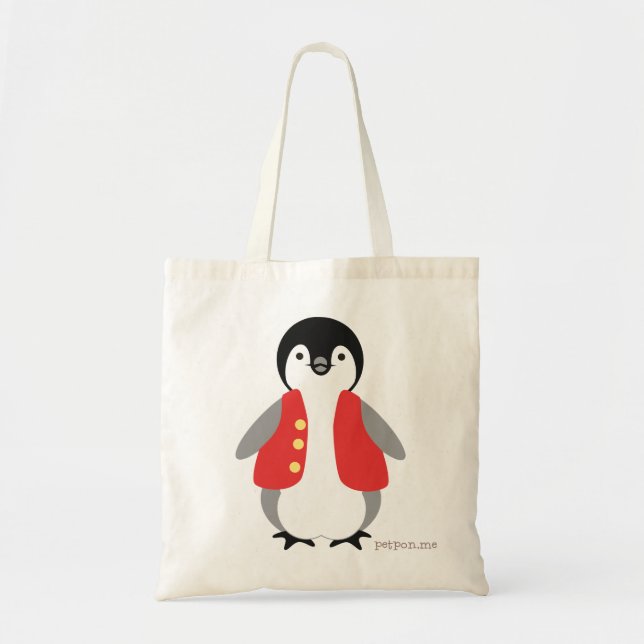 Tote Bag Pingouin de Kai (Devant)