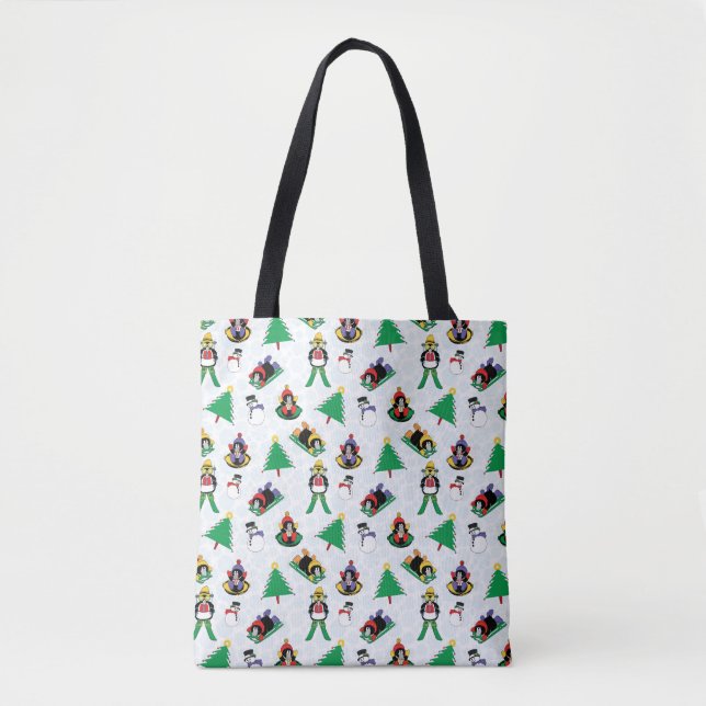 Tote Bag Pingouin de Noël (Devant)