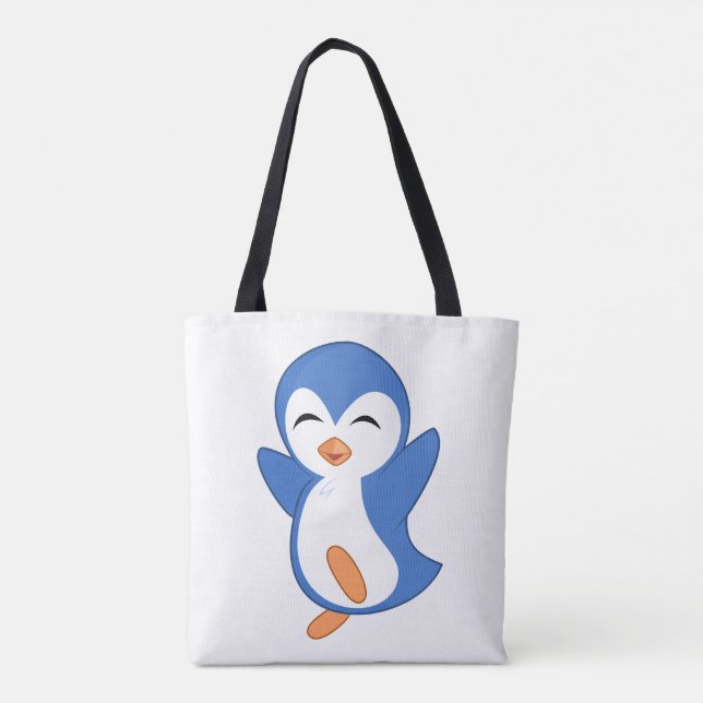 Tote Bag pingouin heureux (Dos)