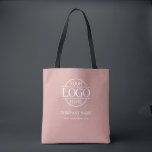 Tote Bag Pink Business Corporate Company Logo Promotional<br><div class="desc">Boost your business's professional image with chic Pink Dusty Rose Corporate Logo Tote Bag. Durable and spacious, it's the ideal accessory for your advertising and business promotion. Imprint your logo for a stylish brand statement. Versatile and timeless, this tote effortlessly blends into any corporate setting. Elevate your brand with this...</div>