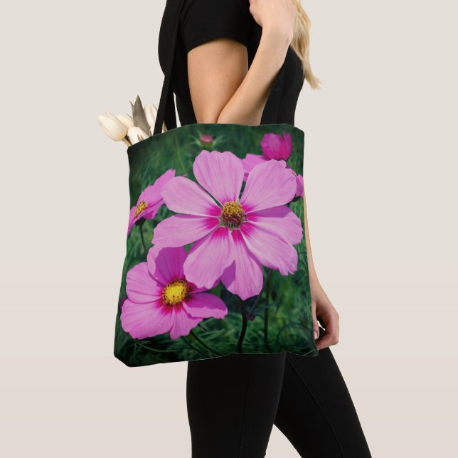 Tote Bag Pink cosmos Flowers (De près)