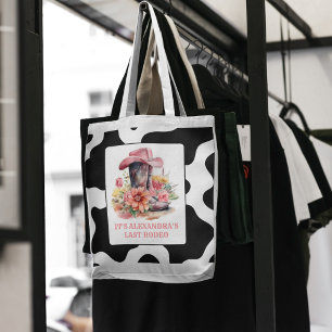 Tote Bag Pink Cowgirl Nashville Let's Go Girls Bachelorette