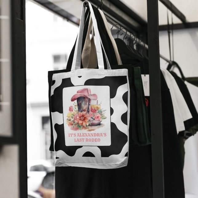 Tote Bag Pink Cowgirl Nashville Let's Go Girls Bachelorette (Créateur téléchargé)