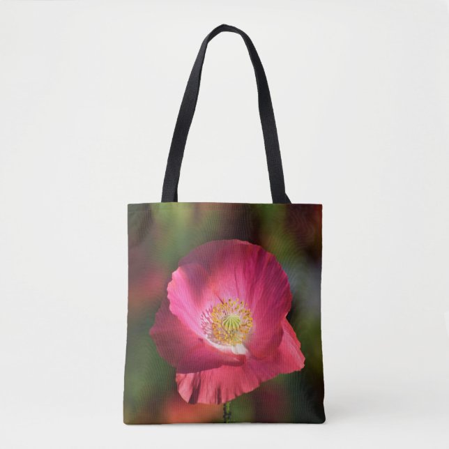 Tote Bag Pink poppy in the Sunshine Photographe (Devant)