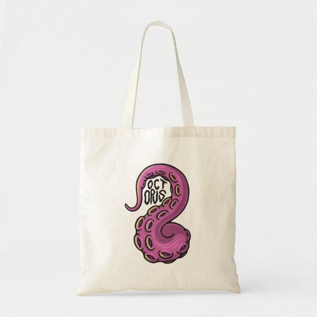 Tote Bag Pink Tentacle (Devant)