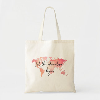 Tote Bag Pink World travel bag