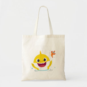Tote Bag Pinkfong Baby Shark avec texte