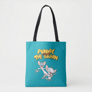 Tote Bag Pinky et le cerveau   Afficher le logo