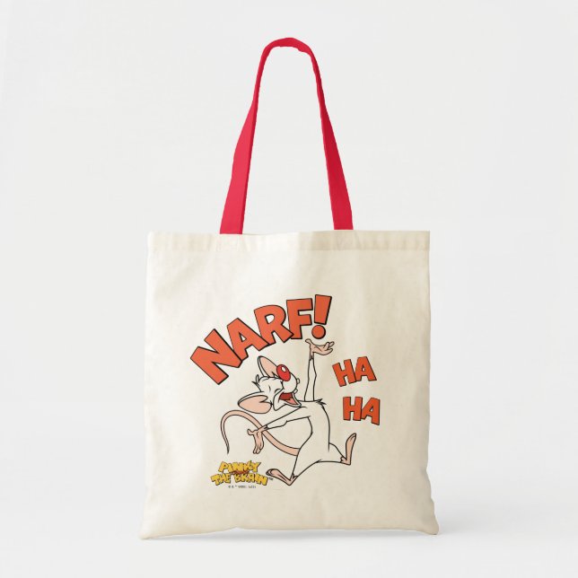 Tote Bag Pinky et le cerveau | Pinky "Narf !" (Devant)