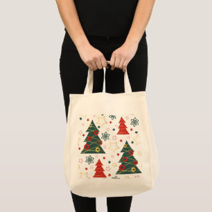 Tote Bag Pins étoilés de Noël