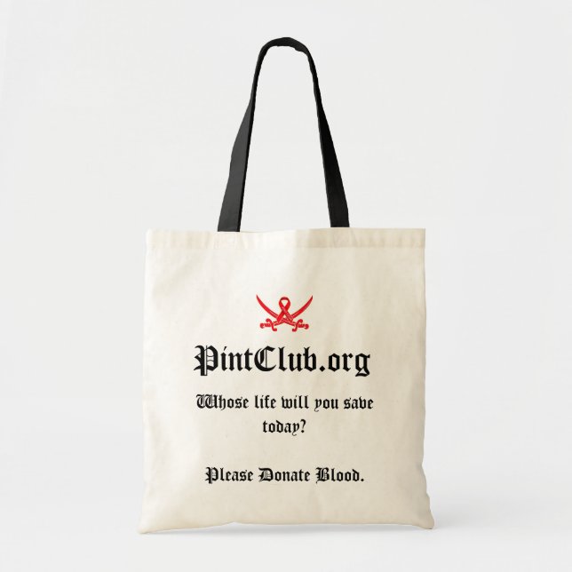 Tote Bag PintClub Fourre-tout (Devant)